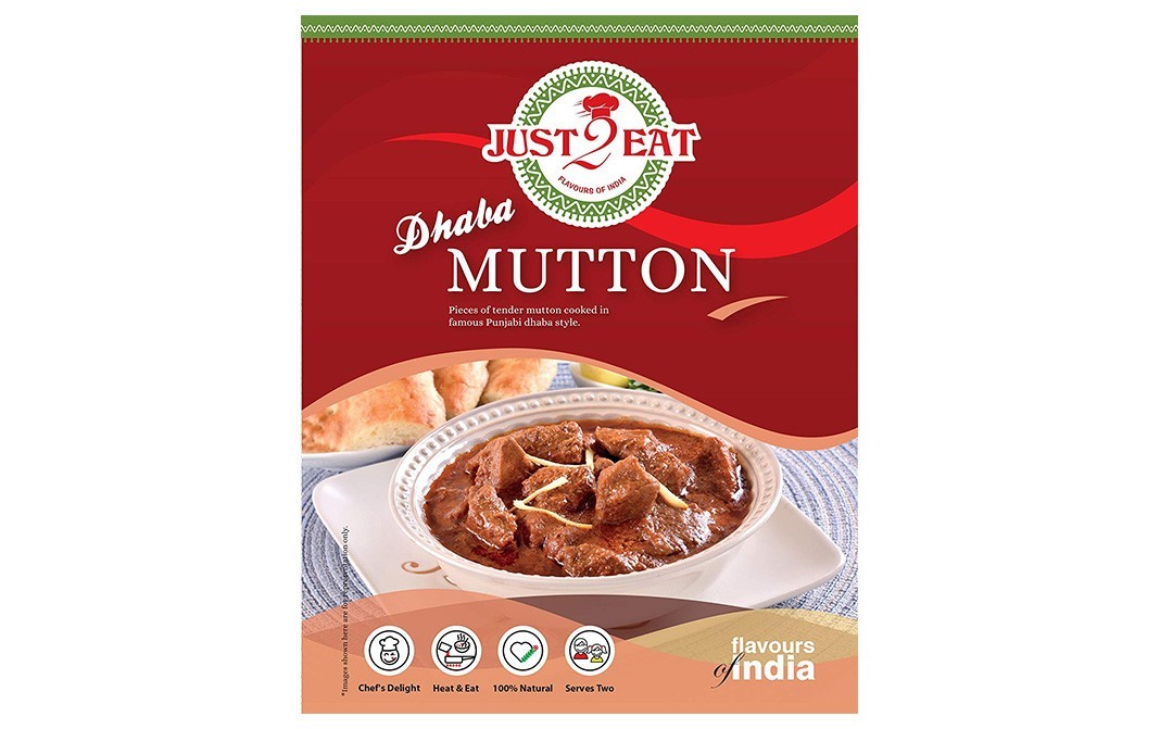 Just2Eat Dhaba Mutton    Box  280 grams